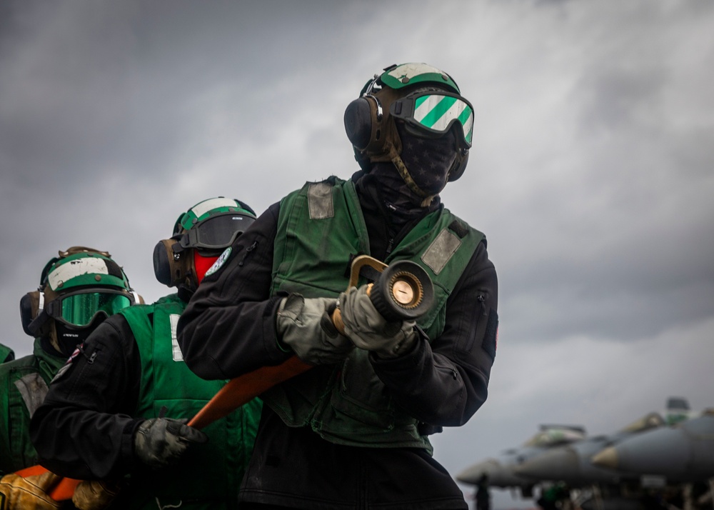 USS Gerald R. Ford (CVN 78) conducts routine operations