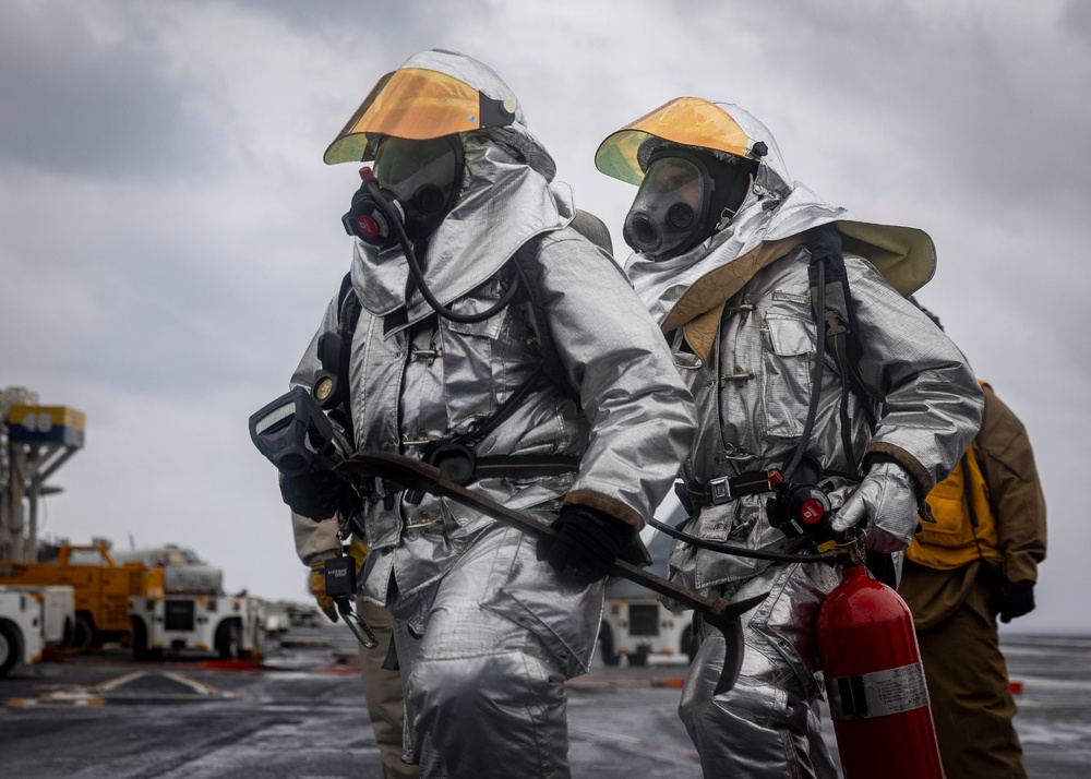 USS Gerald R. Ford (CVN 78) conducts routine operations