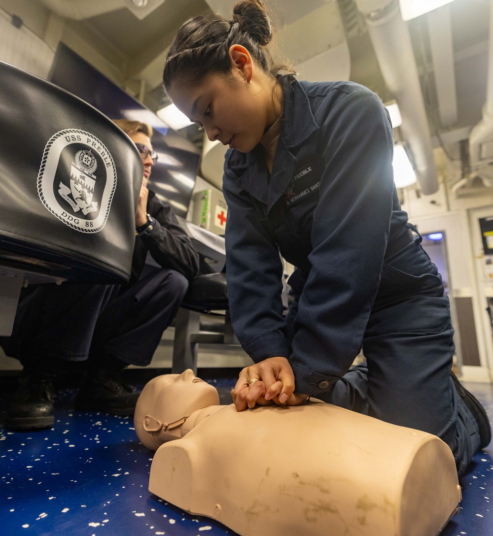 USS Preble (DDG 88) Medical Training