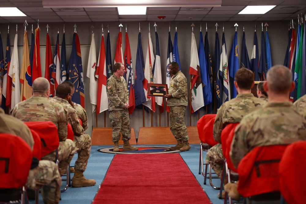 19th ESC Honors MSG David J. Brand at PCS Ceremony