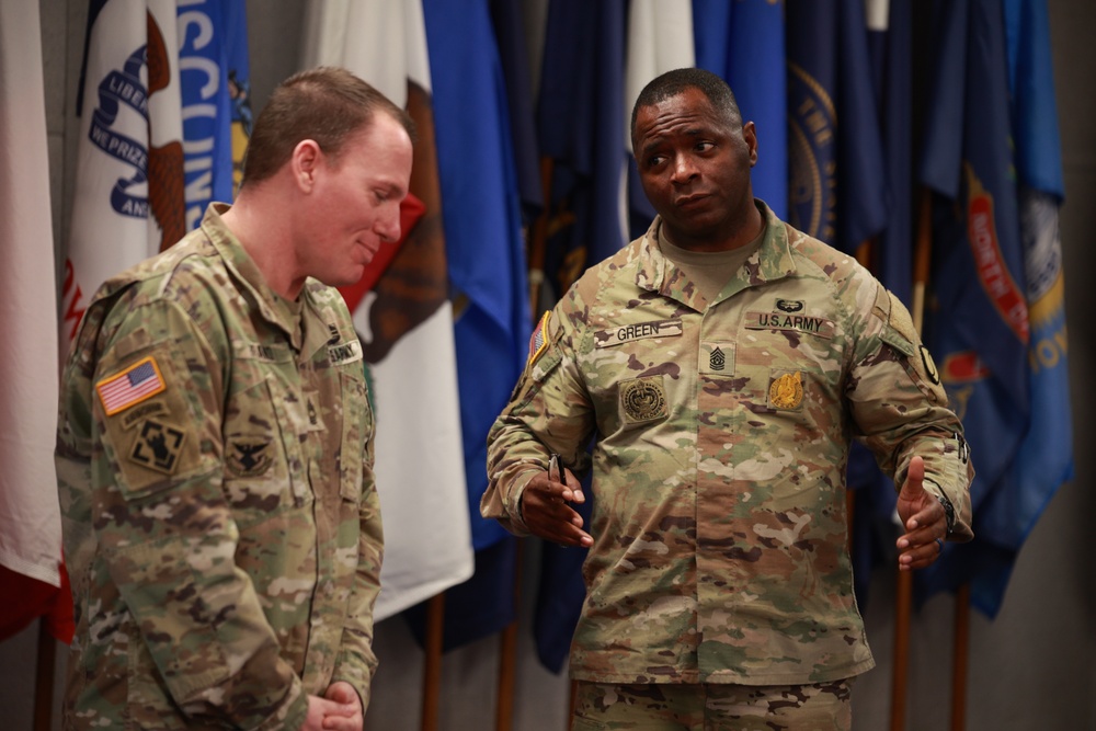 19th ESC Honors MSG David J. Brand at PCS Ceremony