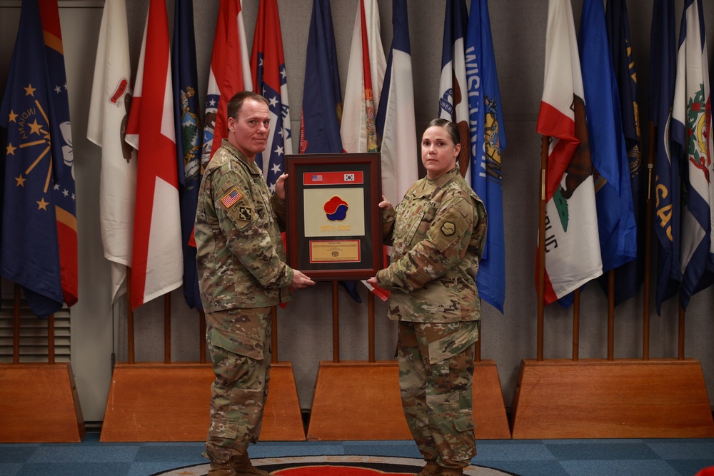 19th ESC Honors MSG David J. Brand at PCS Ceremony