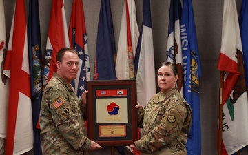 19th ESC Honors MSG David J. Brand at PCS Ceremony