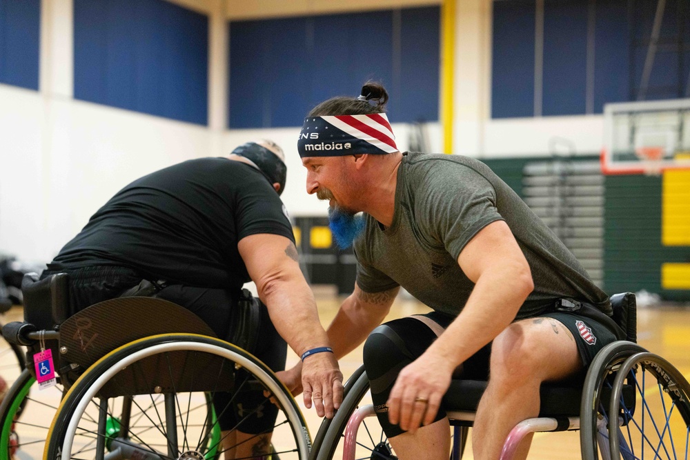 JBLM Training Camp | Wheelchair Basketball | Air Force TSgt James Phelps (ret.)