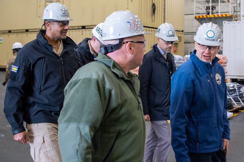 USS Ronald Reagan (CVN 76) welcomes Deputy Director of Naval Reactors