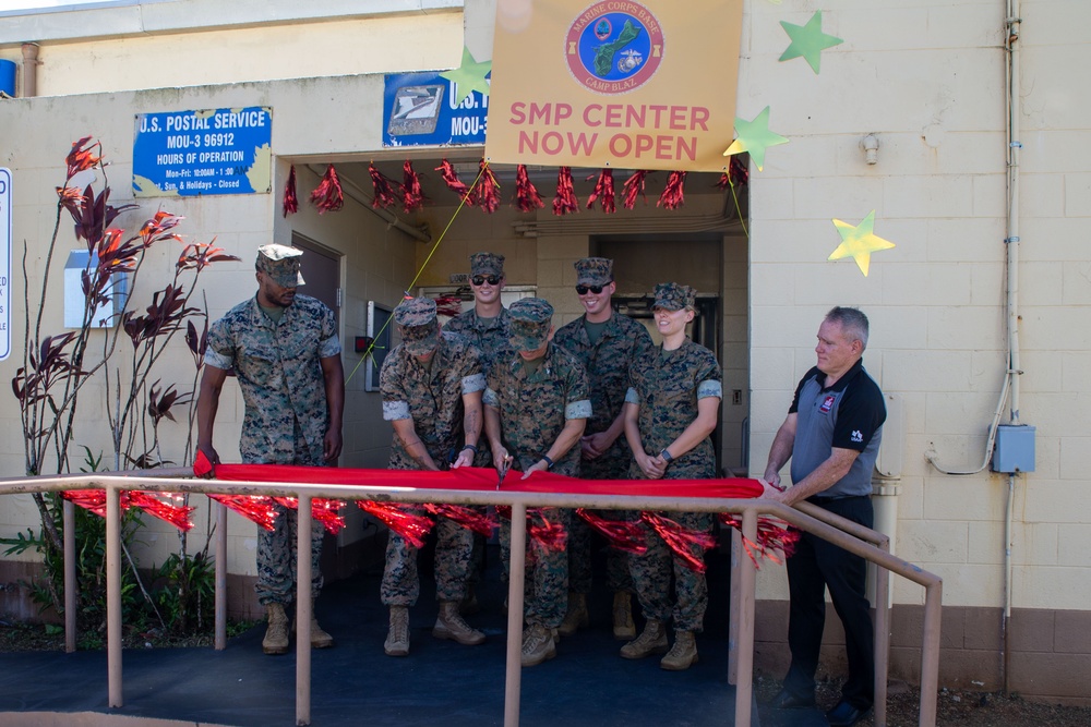 Camp Blaz holds a grand opening ribbon cutting for SMP