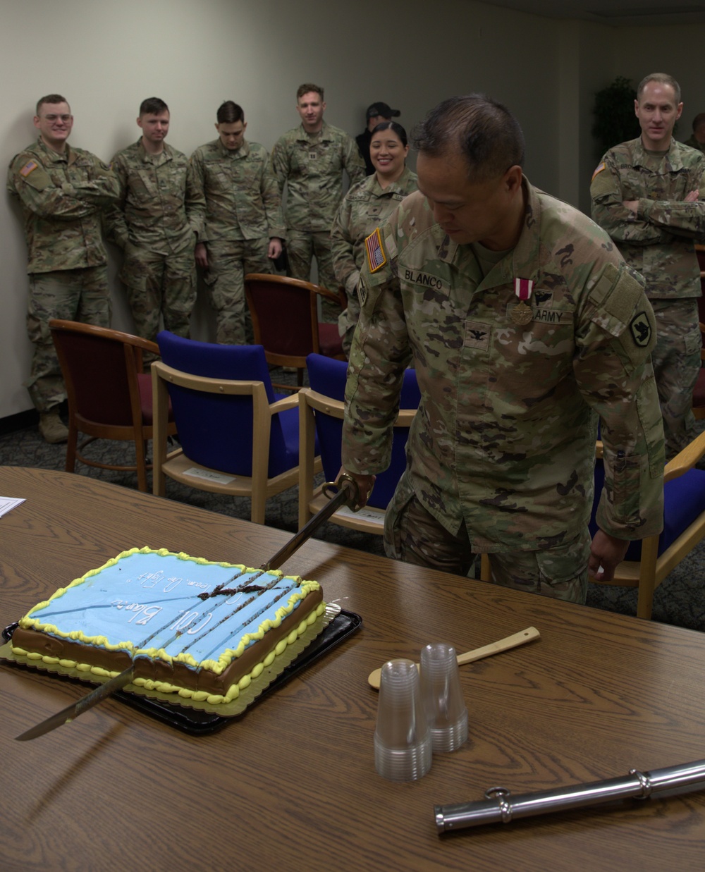 144th DLD Sends Outgoing Commander a Step Closer to Retirement