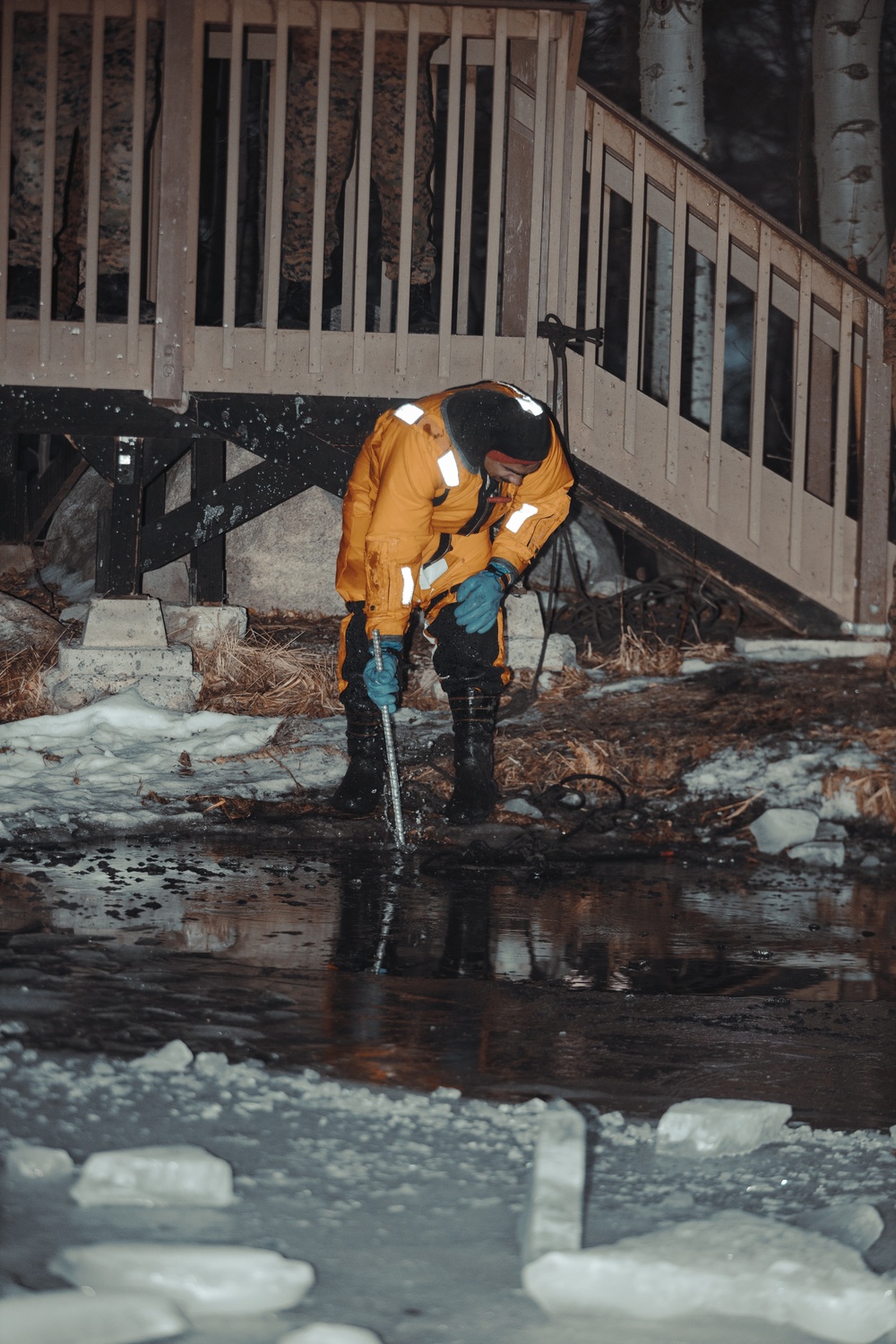 3rd Bn., 5th Marines conducts cold immersion training during MTX 1-25