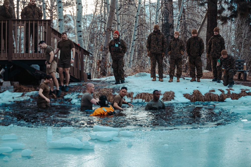 3rd Bn., 5th Marines conducts cold immersion training during MTX 1-25