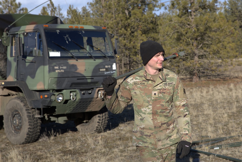 HHC, 1-161 Rehearses &quot;Walk&quot; Phase of TOC Exercises