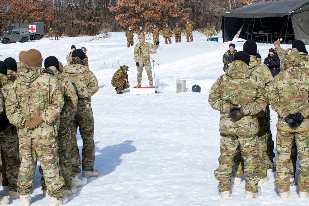 U.S. Army Japan Chief of Operations Addresses 1-5 Infantry Soldiers and JGSDF Members a Hokudai-en Training Area