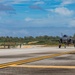 U.S. Marine Corps F-35Bs refuel and arm at Tinian