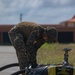 U.S. Marine Corps F-35Bs refuel and arm at Tinian