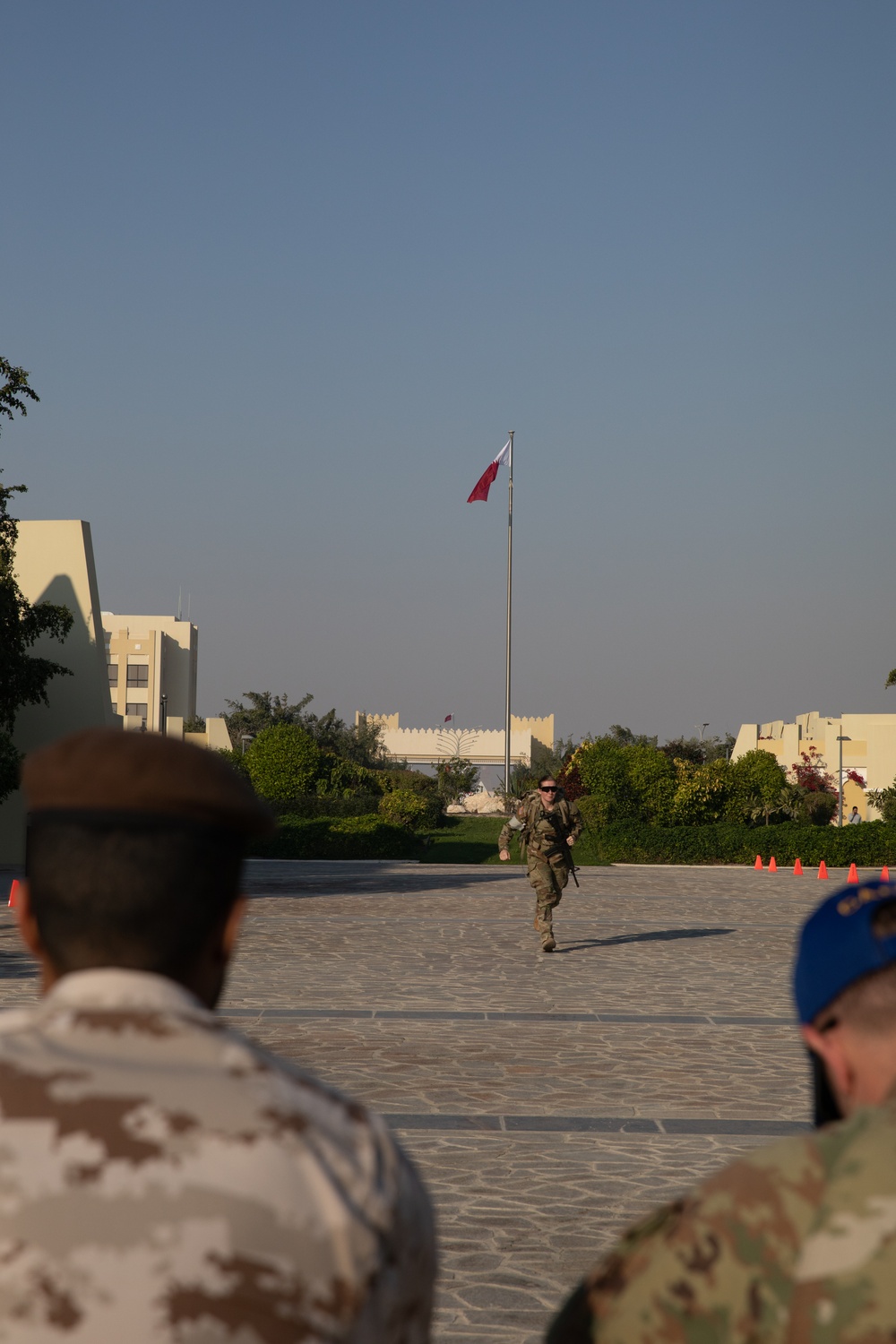 Best Warrior competitors complete a 15km ruck march