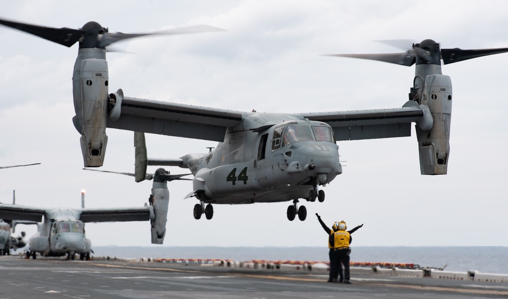 Flight Operations aboard USS America (LHA 6)