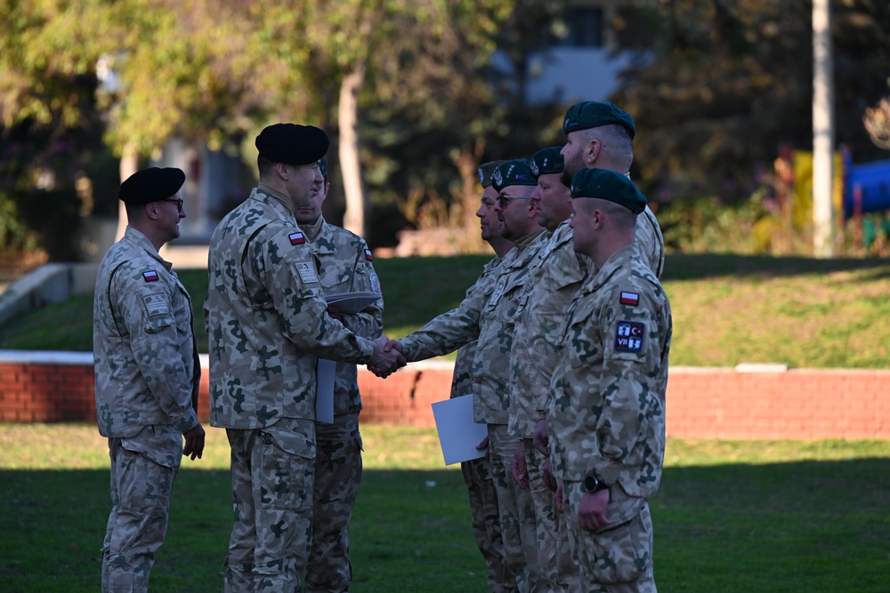 Polish Military Contingent welcomes new commander