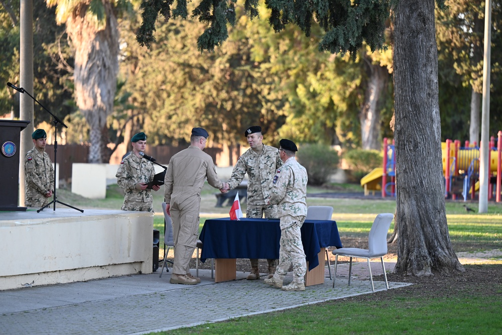 Polish Military Contingent welcomes new commander