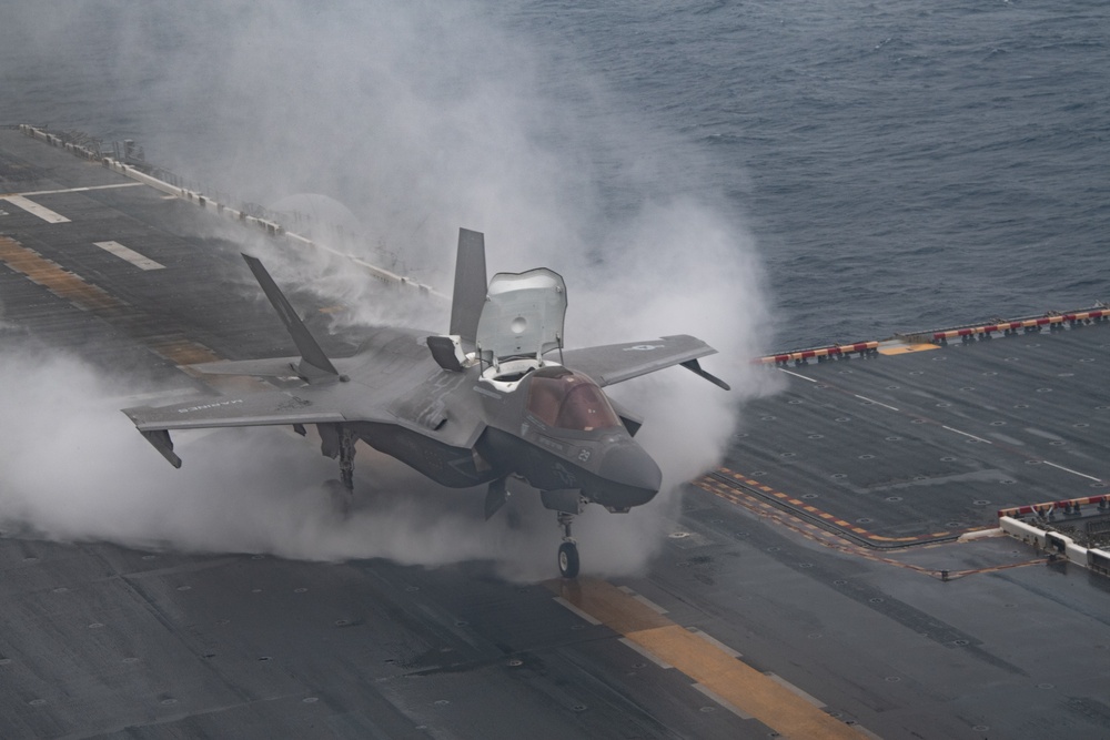 USS America (LHA 6) Conducts Flight Operations