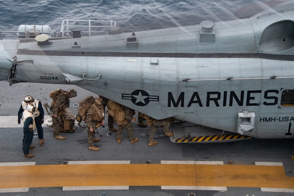 USS America (LHA 6) Conducts Flight Operations