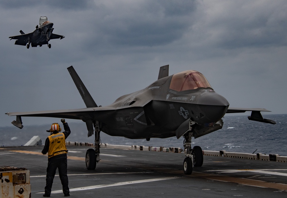 USS America (LHA 6) Conducts Flight Operations