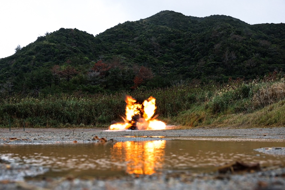 12th LLB Marines Execute a Demolition Range
