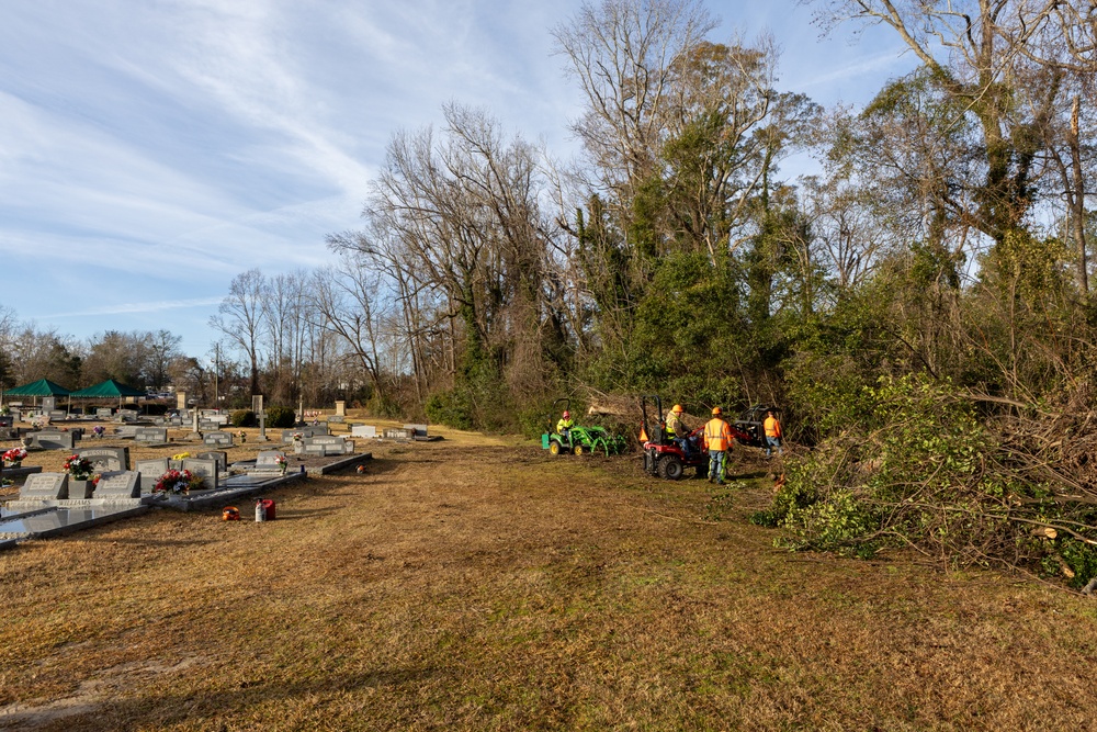 Hurricane Helene Recovery: Special Properties - Northview Cemetery Laurens County, Georgia.