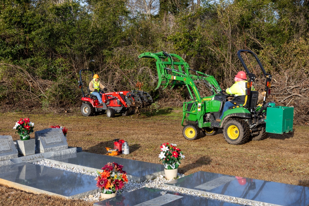 Hurricane Helene Recovery: Special Properties - Northview Cemetery Laurens County, Georgia.