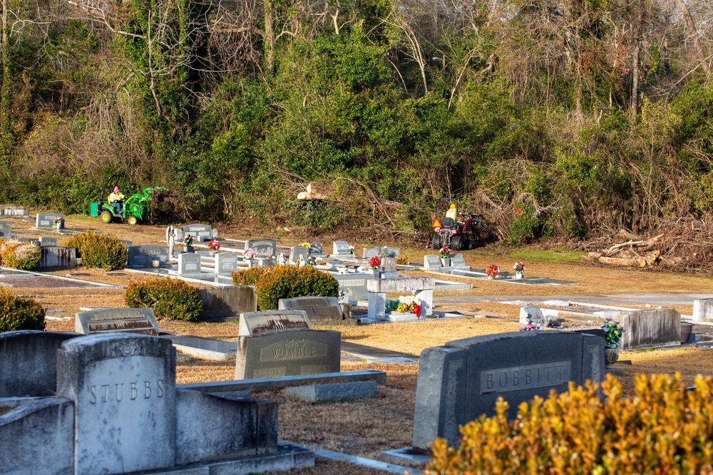 Hurricane Helene Recovery: Special Properties - Northview Cemetery Laurens County, Georgia.