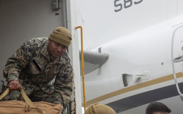 U.S. Marines with 2nd Marine Division depart for Naval Station Guantanamo Bay