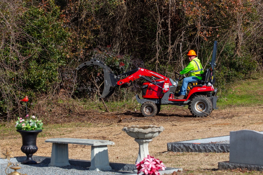 Hurricane Helene Recovery: Special Properties - Northview Cemetery Laurens County, Georgia.