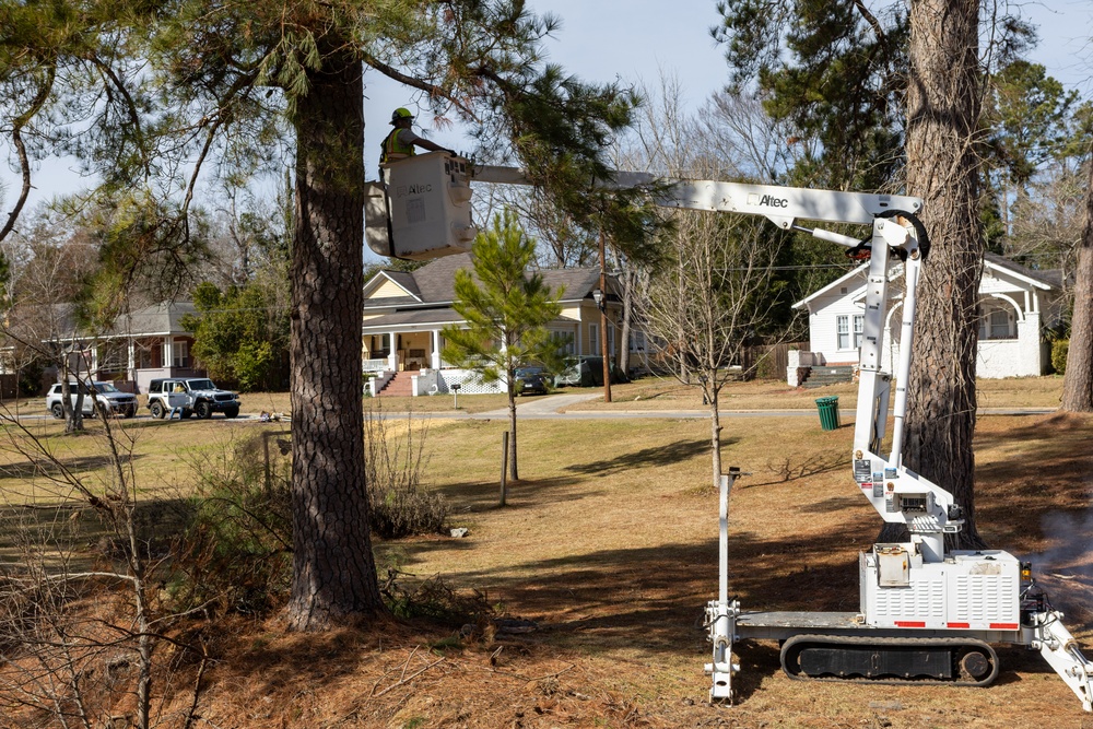 Hurricane Helene Recovery: Leaners and Hangers Removal Laurens County, Georgia.