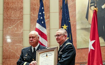 Indiana's 59th adjutant general retires after serving more than 35 years in the military