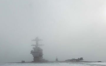 USS Gerald R. Ford (CVN 78) conducts AFFF test