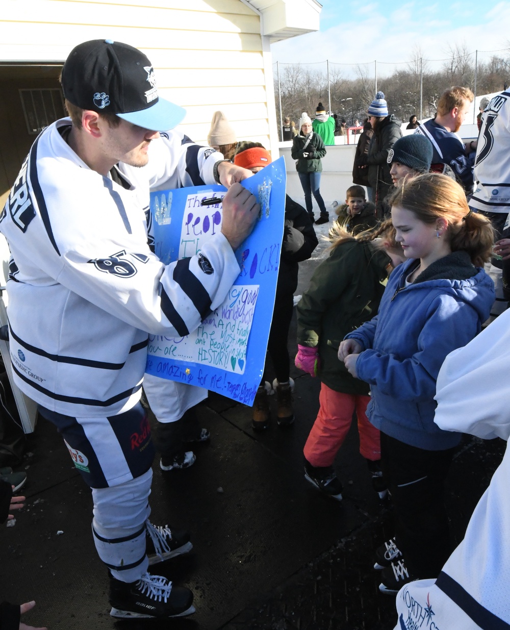 Fort Drum residents welcome Wolves on home ice