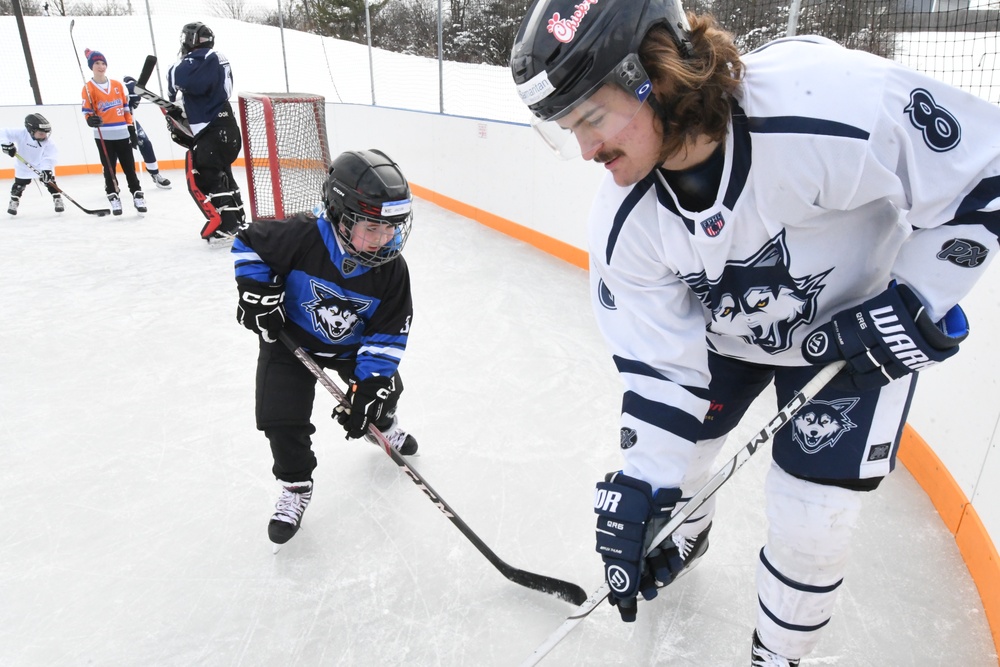 Fort Drum residents welcome Wolves on home ice