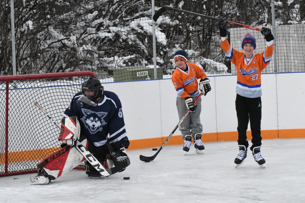 Fort Drum residents welcome Wolves on home ice