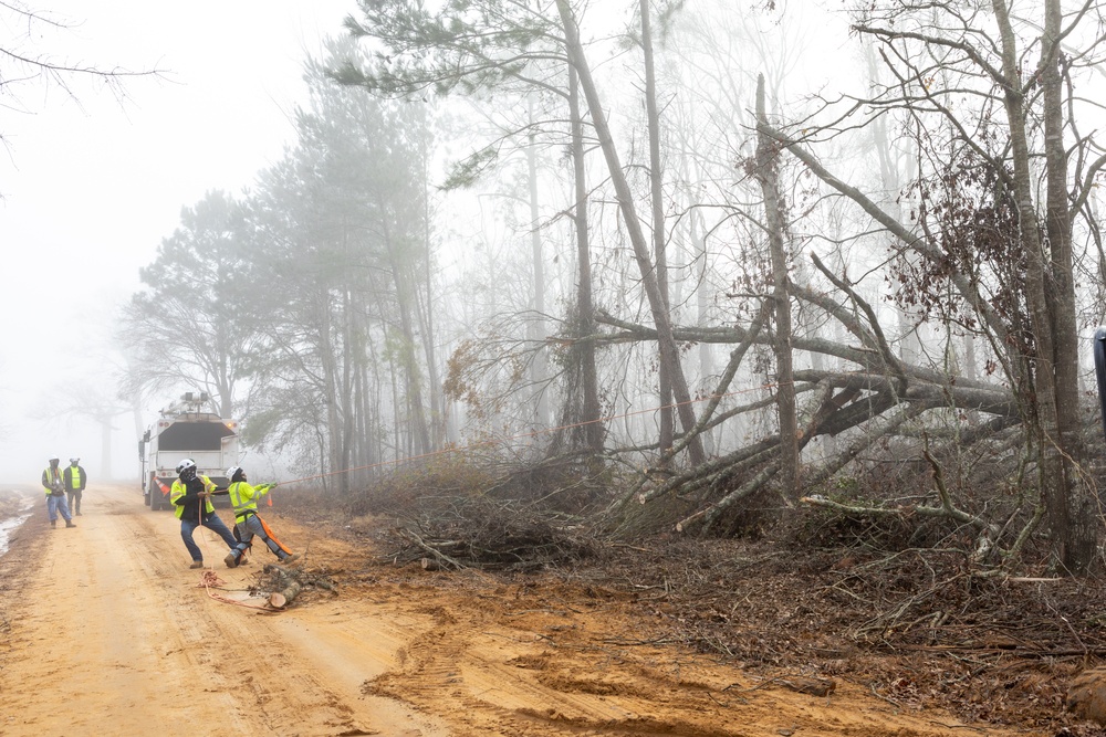 Hurricane Helene Recovery: Leaners and Hangers Removal in Laurens County, Georgia.