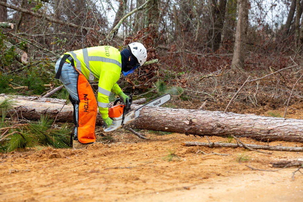 Hurricane Helene Recovery: Leaners and Hangers Removal in Laurens County, Georgia.