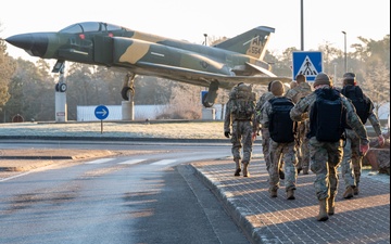 Ramstein hosts Danish Contingent Alternative March to support Danish veterans