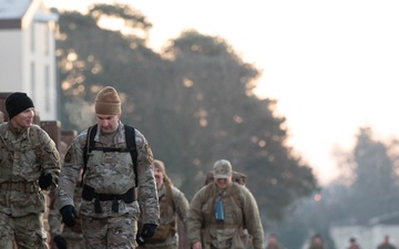 Ramstein hosts Danish Contingent Alternative March to support Danish veterans