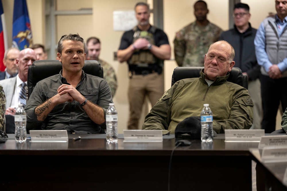 SD Engages with Troops and Border Officials at U.S.-Mexico Border