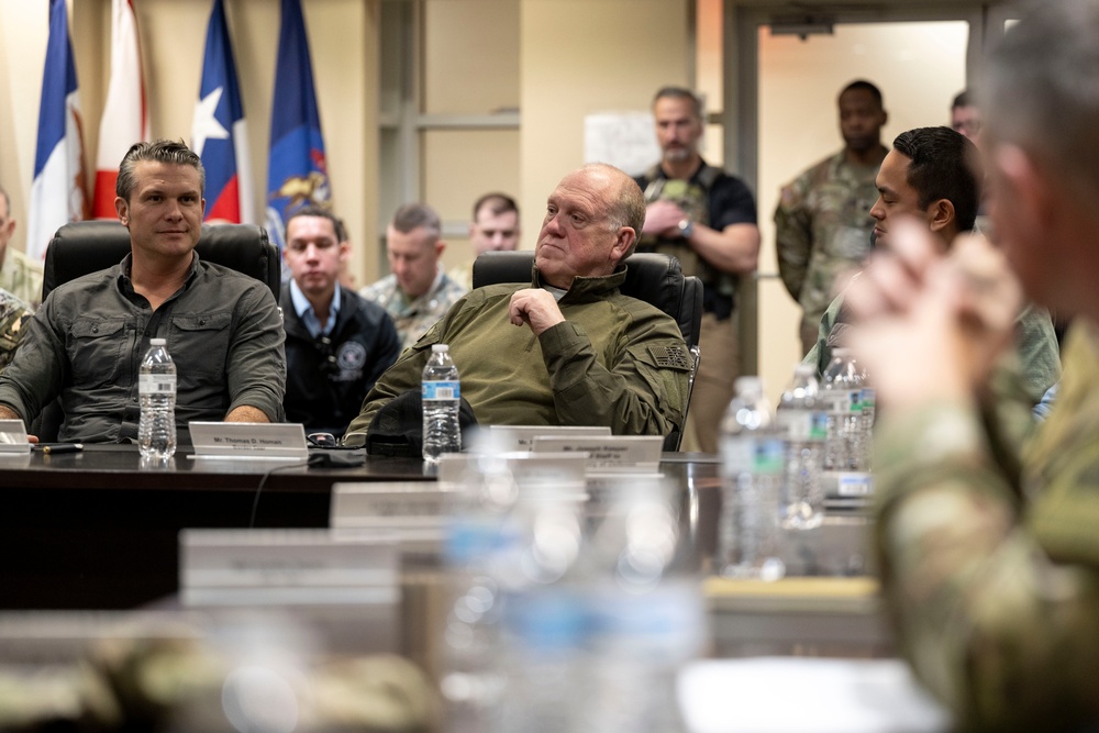 SD Engages with Troops and Border Officials at U.S.-Mexico Border