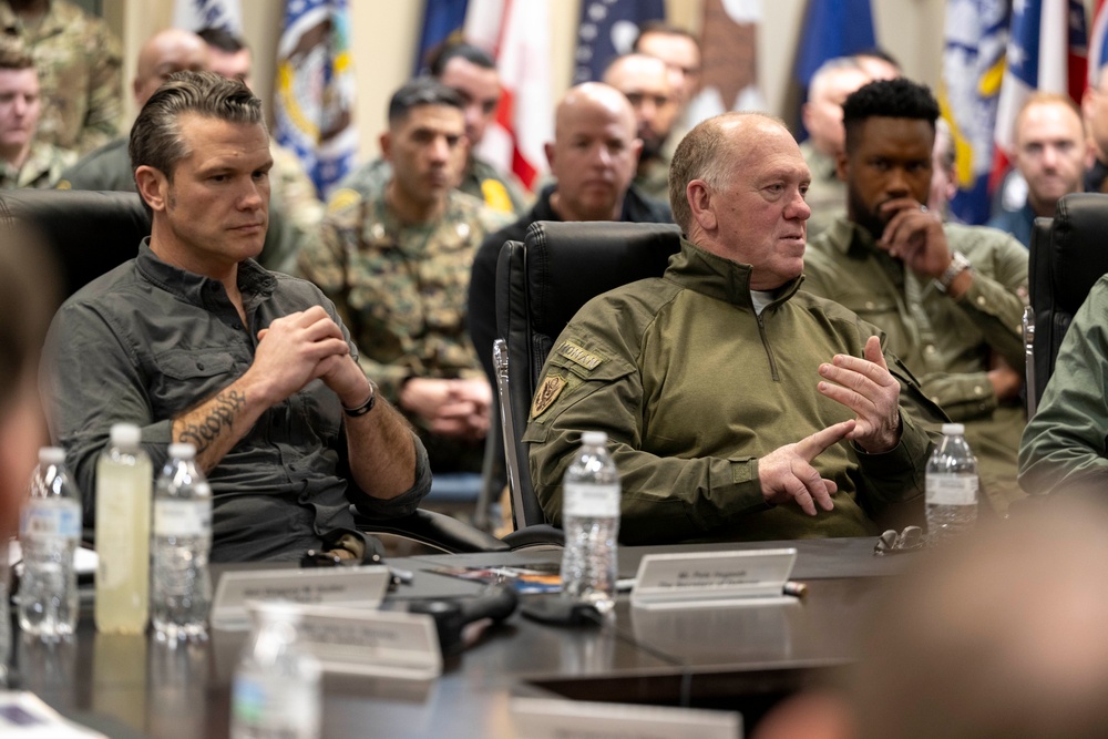 SD Engages with Troops and Border Officials at U.S.-Mexico Border