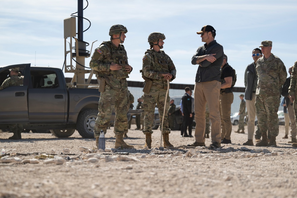 SD Engages with Troops and Border Officials at U.S.-Mexico Border