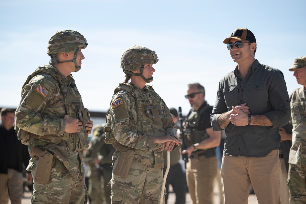 SD Engages with Troops and Border Officials at U.S.-Mexico Border