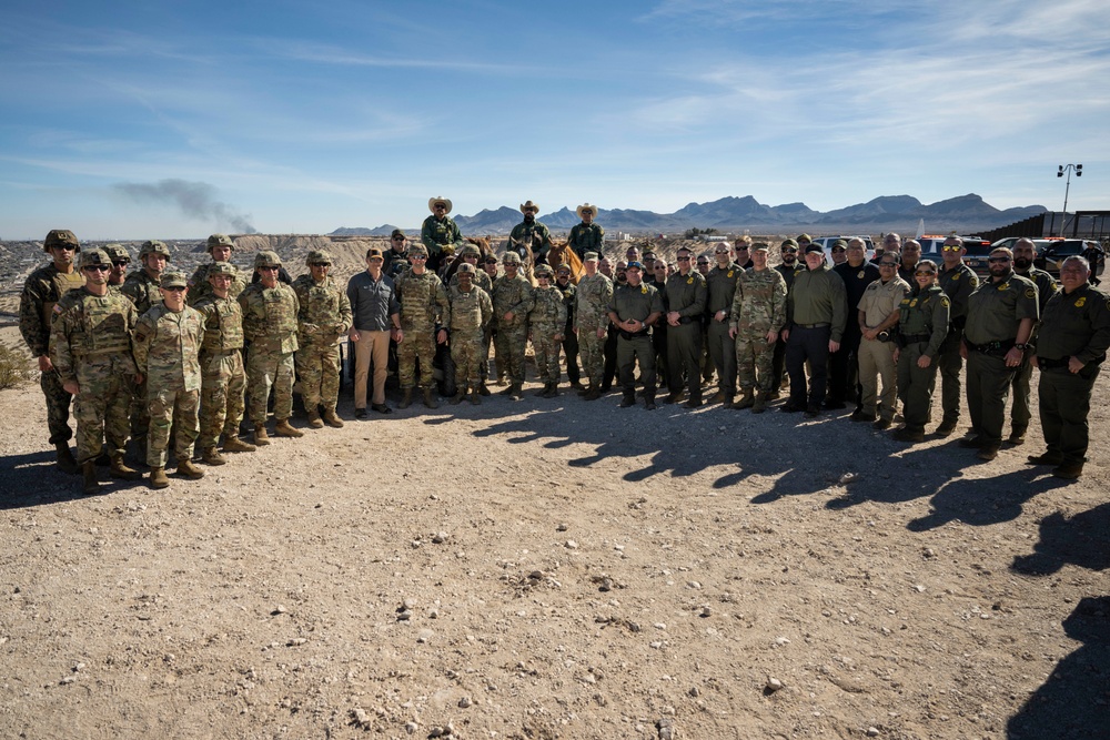 SD Engages with Troops and Border Officials at U.S.-Mexico Border