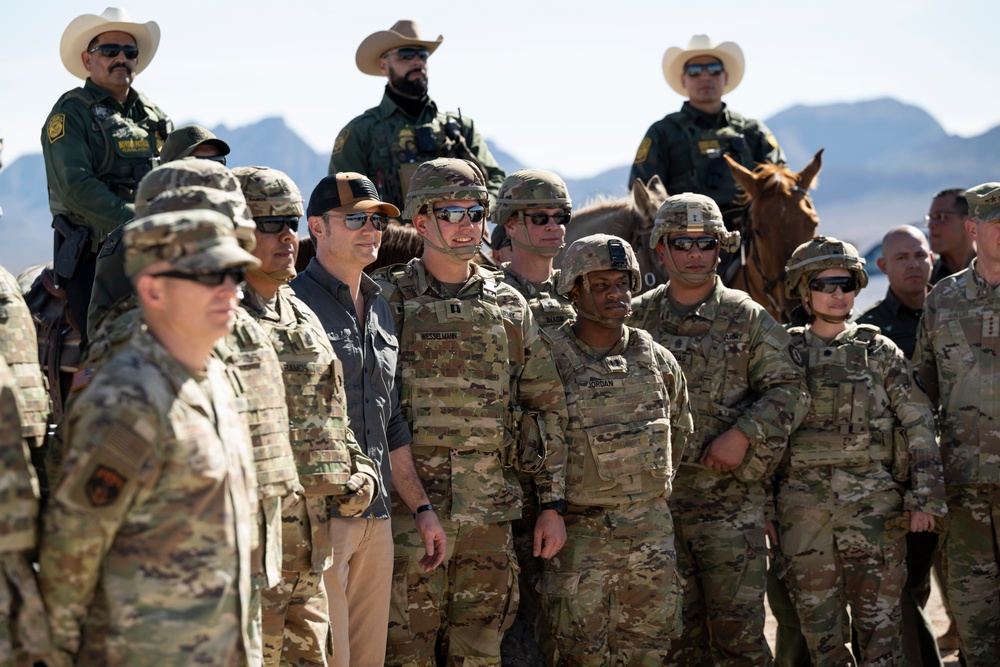SD Engages with Troops and Border Officials at U.S.-Mexico Border