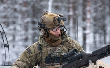 3-321st FAR and 5-7th CAV Participate in NATO’s Training Exercise ‘Winter Camp’ (DAY TWO)