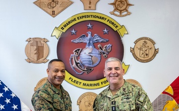 Rear Adm. Gregory N. Todd, Chief of Chaplains Visits II MEF Commanding General