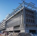 Construction work continues on the site of the Louisville VA Medical Center Jan. 29, 2025